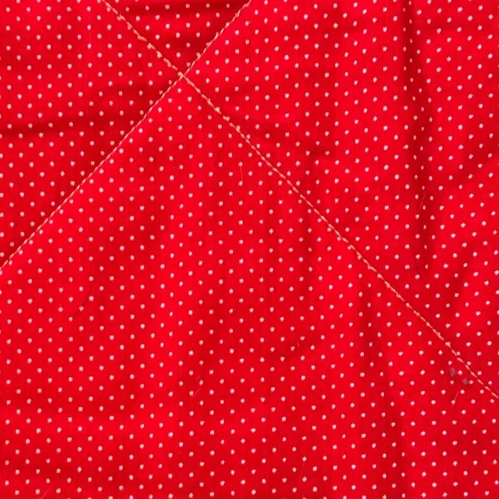 Cottage Core Rooster Peony Quilted Table Runner French Country Red Black 41x26
